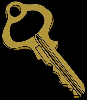 Cartoon Key Clip Art N19