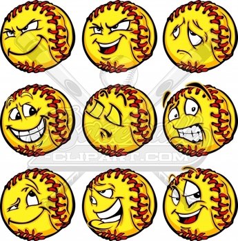 Fastpitch Softball Clip Art N23