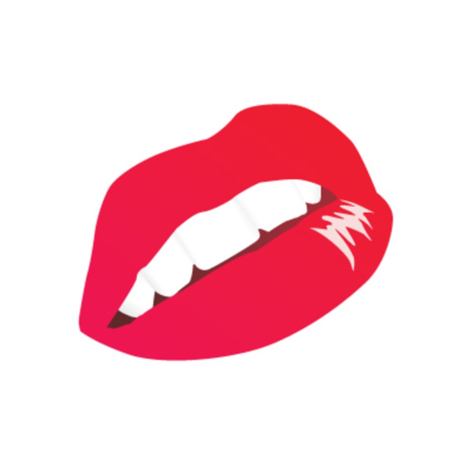 Red Lips Clip Art N25