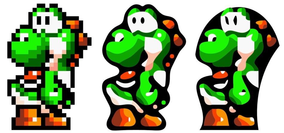 Yoshi Pixel as a picture for clipart