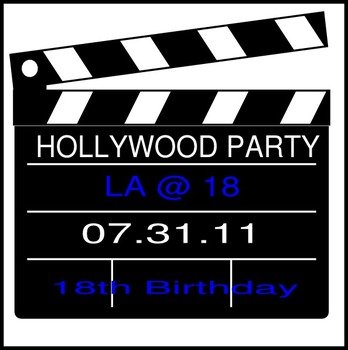 Hollywood Theme Clip Art N3