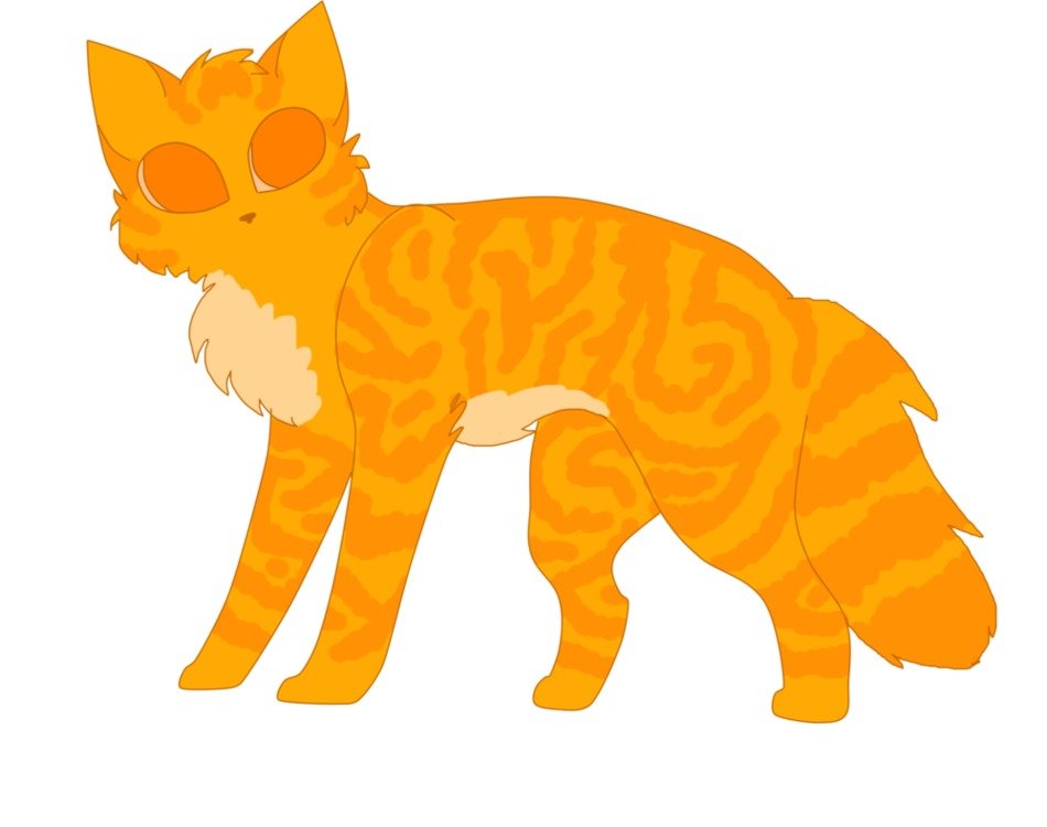 drawing-of-an-orange-cat-without-eyes-free-image-download