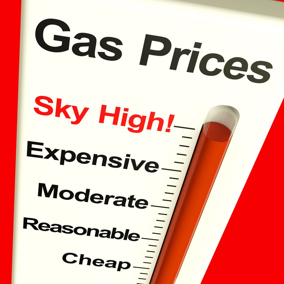 Save Gas, motivator with price scale