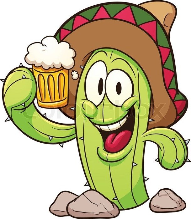 Mexican Cactus Clip Art N12