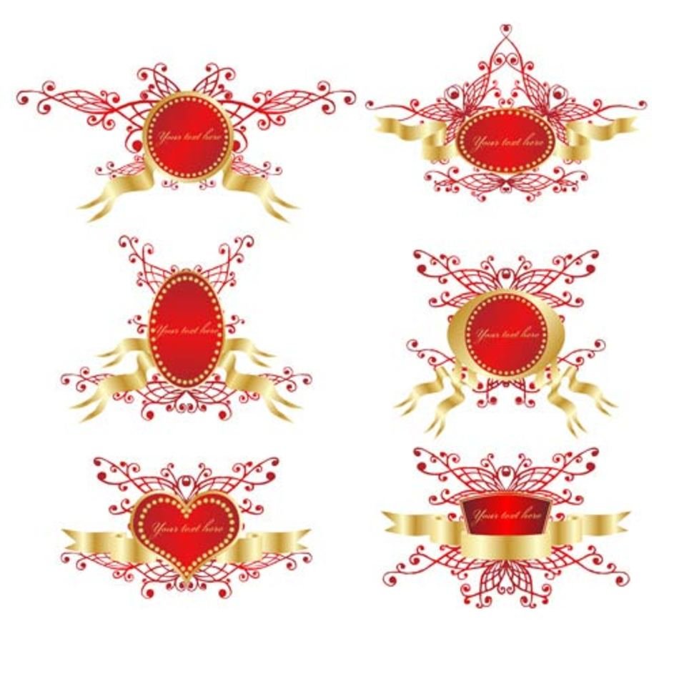 Ribbon Banner Vector N5