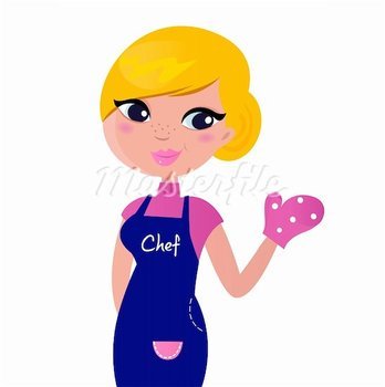 Women Cooking Clip Art N6
