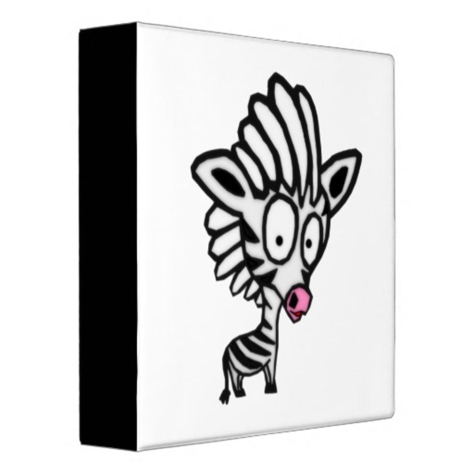 Cartoon Zebra Head N3