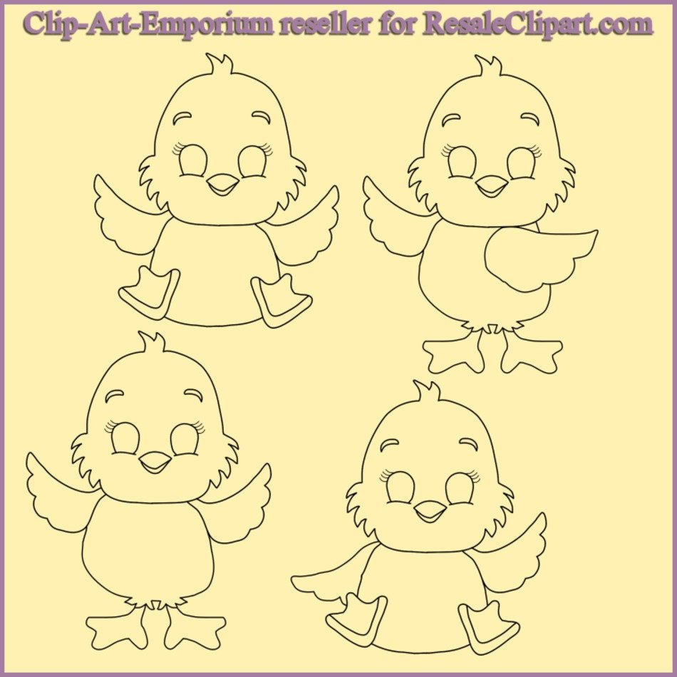 Product Information This Clip Art Collection Includes 4 Large Black