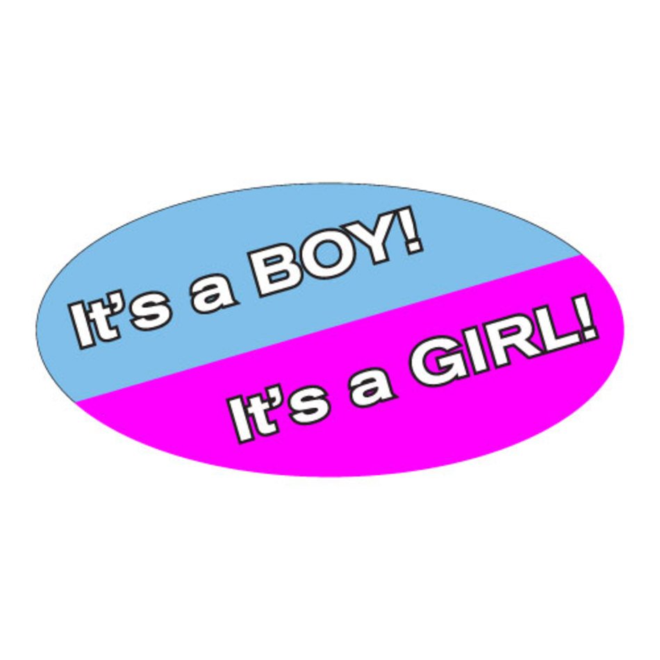 Oval Sticker