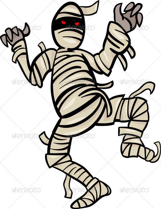 How To Make A Mummy With Illiustration