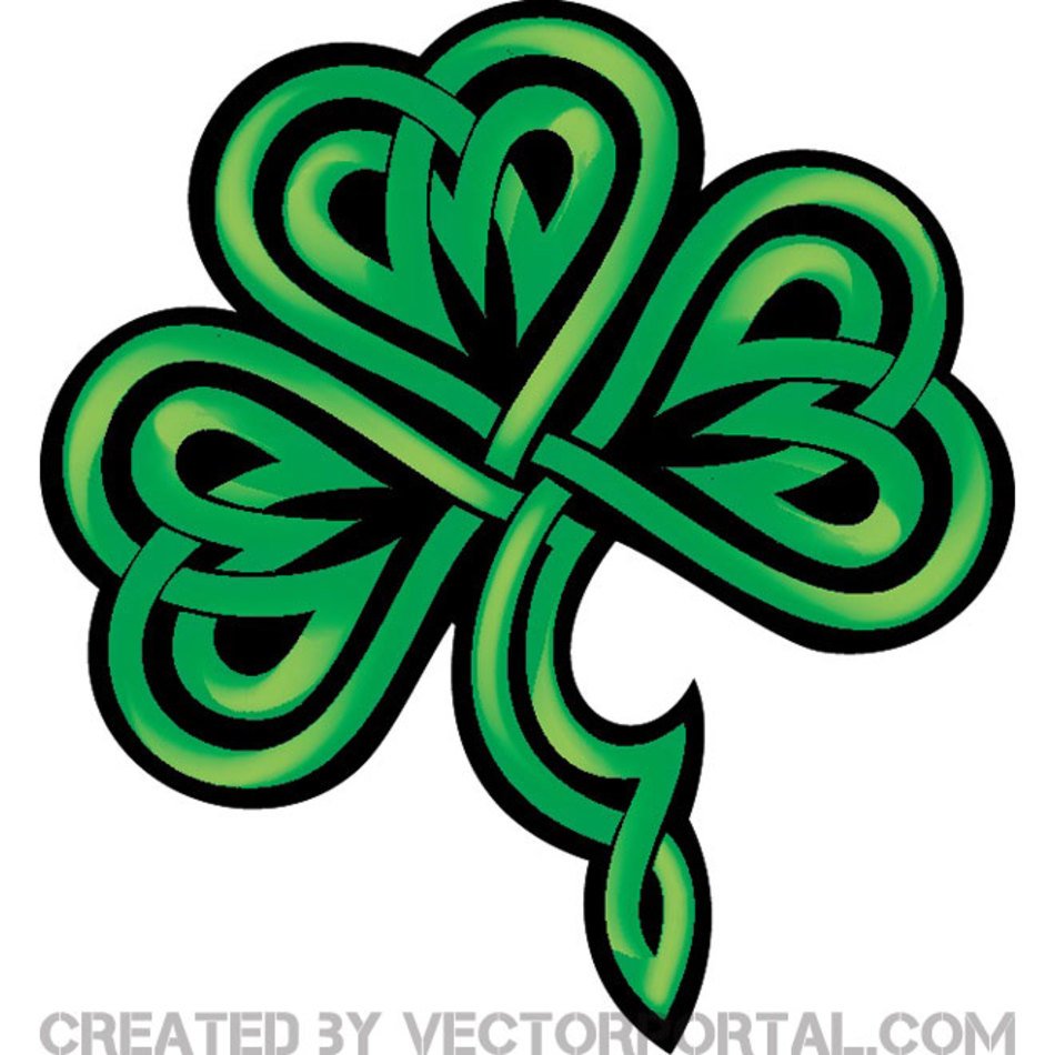 Free Shamrock Vector Clip Art N4
