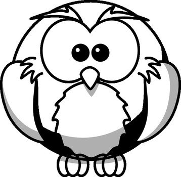 Cartoon Owl Coloring Pages N6