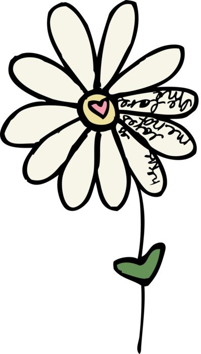 Source flower drawing