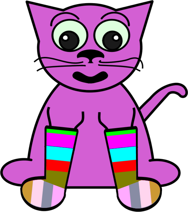 Cartoon Cat Clip Art N75 free image download