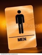 Men Toilet Sign