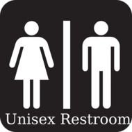 Unisex Restroom Signs Printable N3