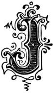 Fancy Letter J drawing