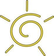 Sun Clip Art N265