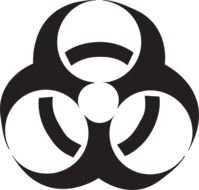 Biohazard Symbol Clip Art N17