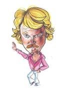 Caricature Keith Lemon drawing
