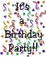 poster for Birthday party