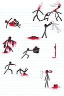 Sick Stick People drawing