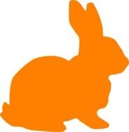 Bunny Rabbit Silhouette Clip Art N23