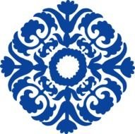 Circle Flower Design Clip Art