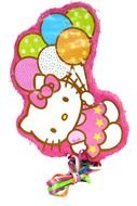 Hello Kitty With Balloons drawing