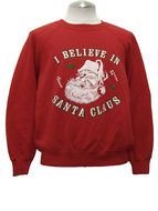 red santa claus sweatshirt