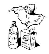 Cleaning Clip Art Black And White drawing