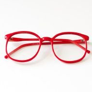 Ä°llustration of Red Eyeglass Frames