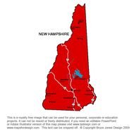 New England States Map Printable