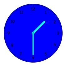 Analog Clock Clip Art N17