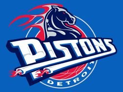 Detroit Pistons Logo drawing