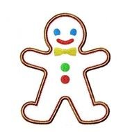 painted white christmas cookies