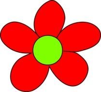 Groovy Flower Clip Art N14