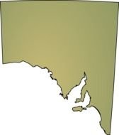 Australia Map Clip Art N14