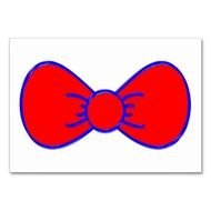 Blue Cartoon Bows