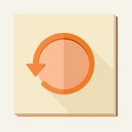 Square Undo Or Back Button