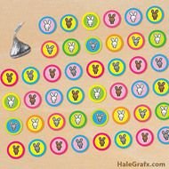 Free Printable Hershey Kiss Stickers