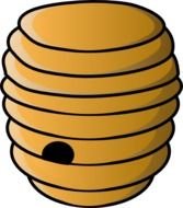 Cartoon Bee Hive Clip Art N19