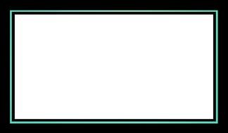 green And Black Border, rectangular Frame