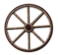 Wagon Wheel as a Clip Art