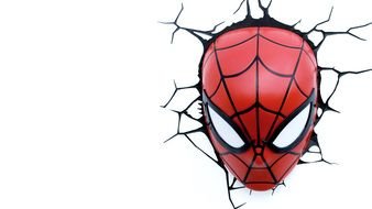 Spider Man Mask as graphic illustration