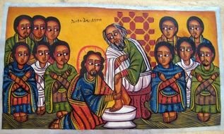 picture of jesus washing the disciples feet