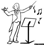 Conductors Music Clip Art N3