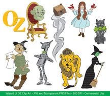 Wizard Of Oz Clip Art Free Download