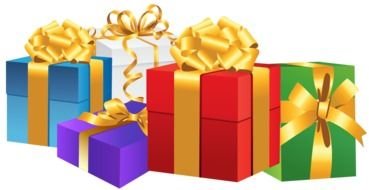 Clipart of Gift Boxes