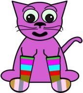 Cartoon Cat Clip Art N75